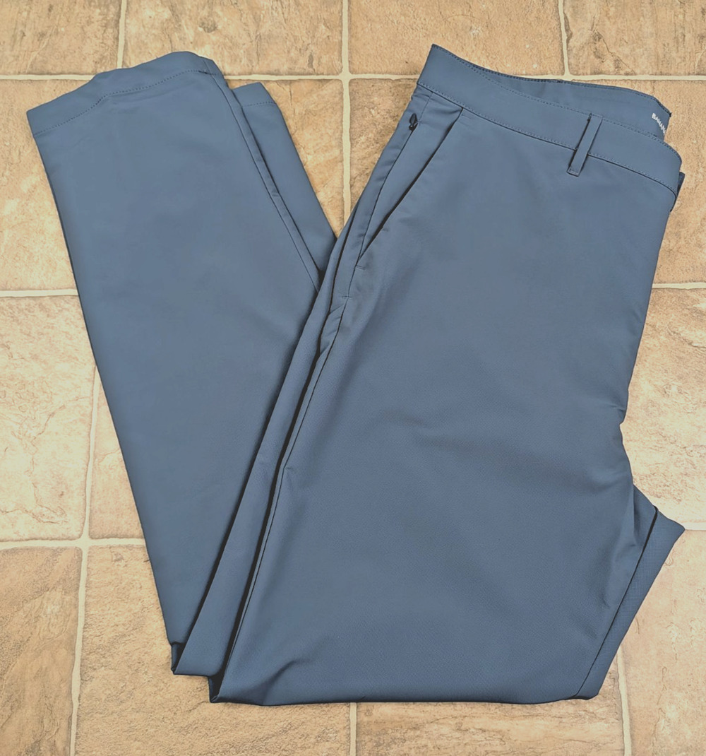 Banana Republic sz 40/34 men's Tech Pants blue lightweight stretchy golf 3698